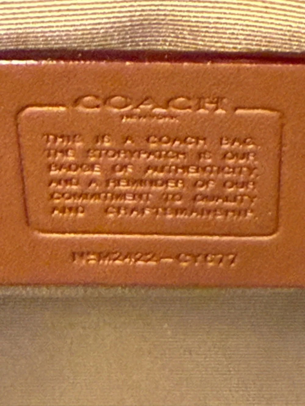 NWT Coach Maggie Tote Bag In Blocked Signature Canvas - Picture 9 of 9